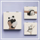 Mirroray - Panda Pattern Folding Makeup Mirror