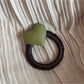 Gifty - Polyester Heart Detail Decorative Elastic Hair Tie