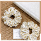 Gifty - Beaux Polka Dot White Hair Ring