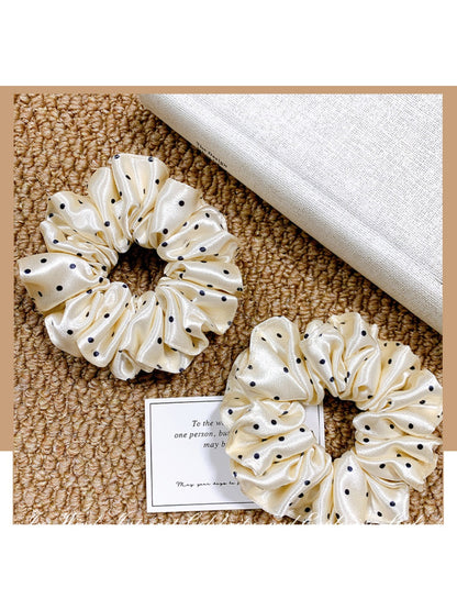 Gifty - Beaux Polka Dot White Hair Ring