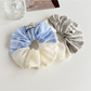Gifty - Vintage Spliced Stripe Polyester Scrunchie
