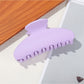 Beau - Matte Plastic Oval Shape Hair Styling Claw Clip