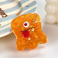 Beau - Playful Face Design Acetate Claw Clip