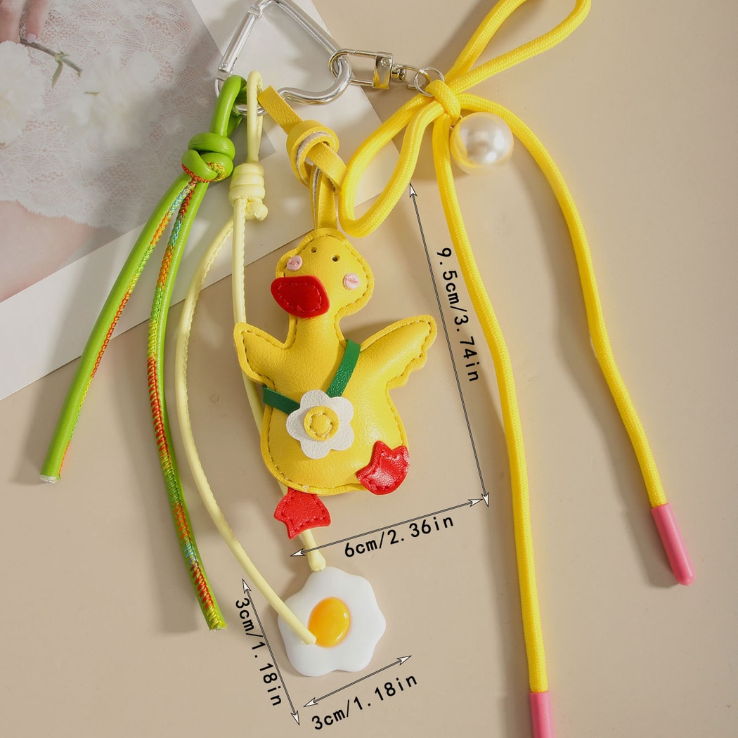 Keypus - Cartoon Duck Pendant Purse Charm Keychain