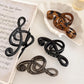 Beau - Glossy Music Note Design Claw Clip