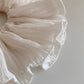 Gifty - White Ruffled Hair Tie