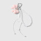 Keypus - Elegant Bow Beaded Charm Keychain