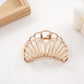 Beau - Scallop Fan Openwork Hair Claw