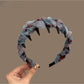 Gifty - Pleated Mesh Woven Style Teeth Headband