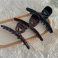 Beau - Cutout Cross Design Acetate Hair Claw Clip