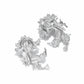 Earedge - Vintage Style Alloy Flower Dangle Earrings