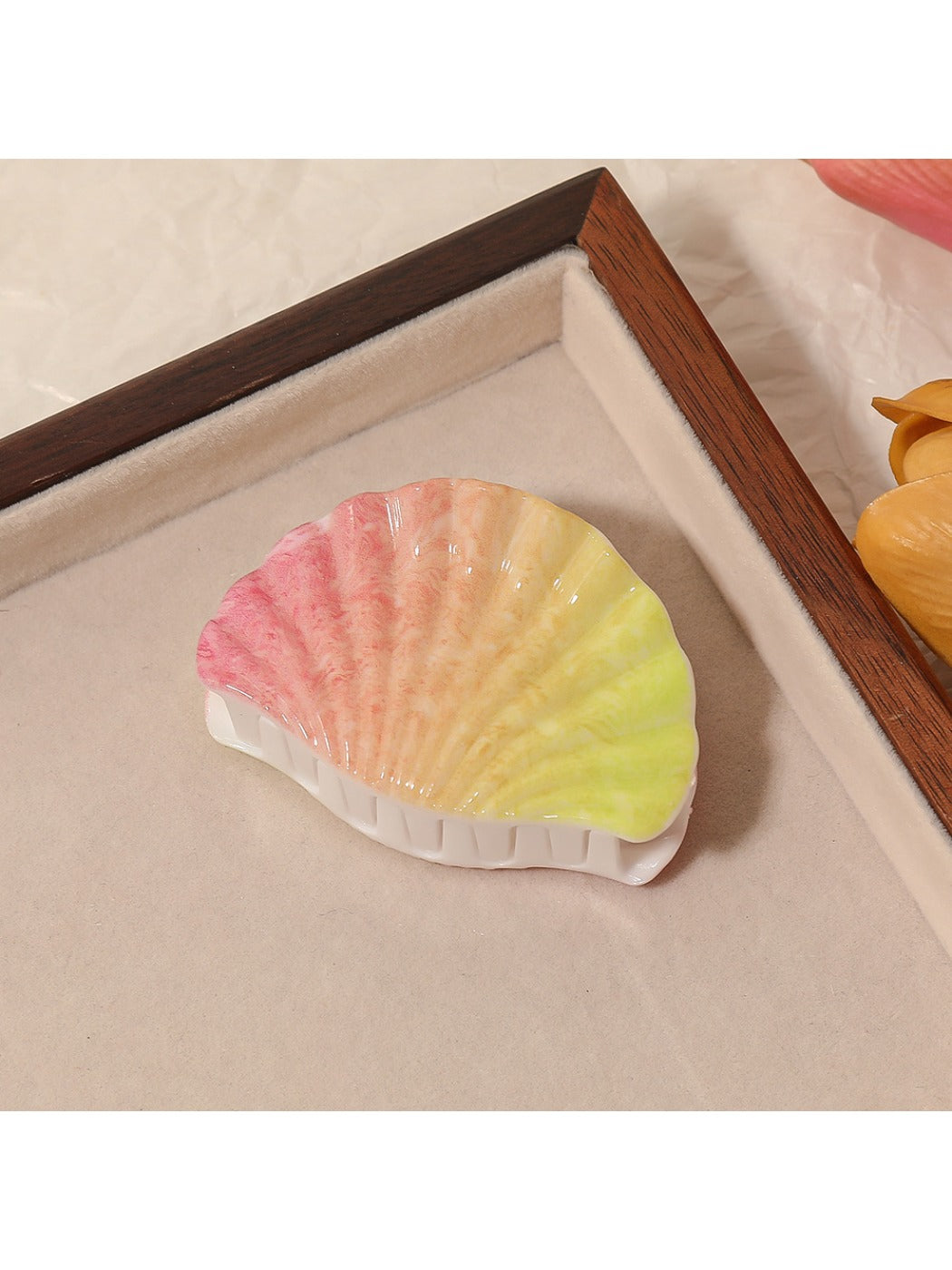 Beau - Minimalist Shell Shaped Hair Claw Clip
