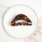 Beau - Acrylic Geometric Pattern Curved Claw Clip