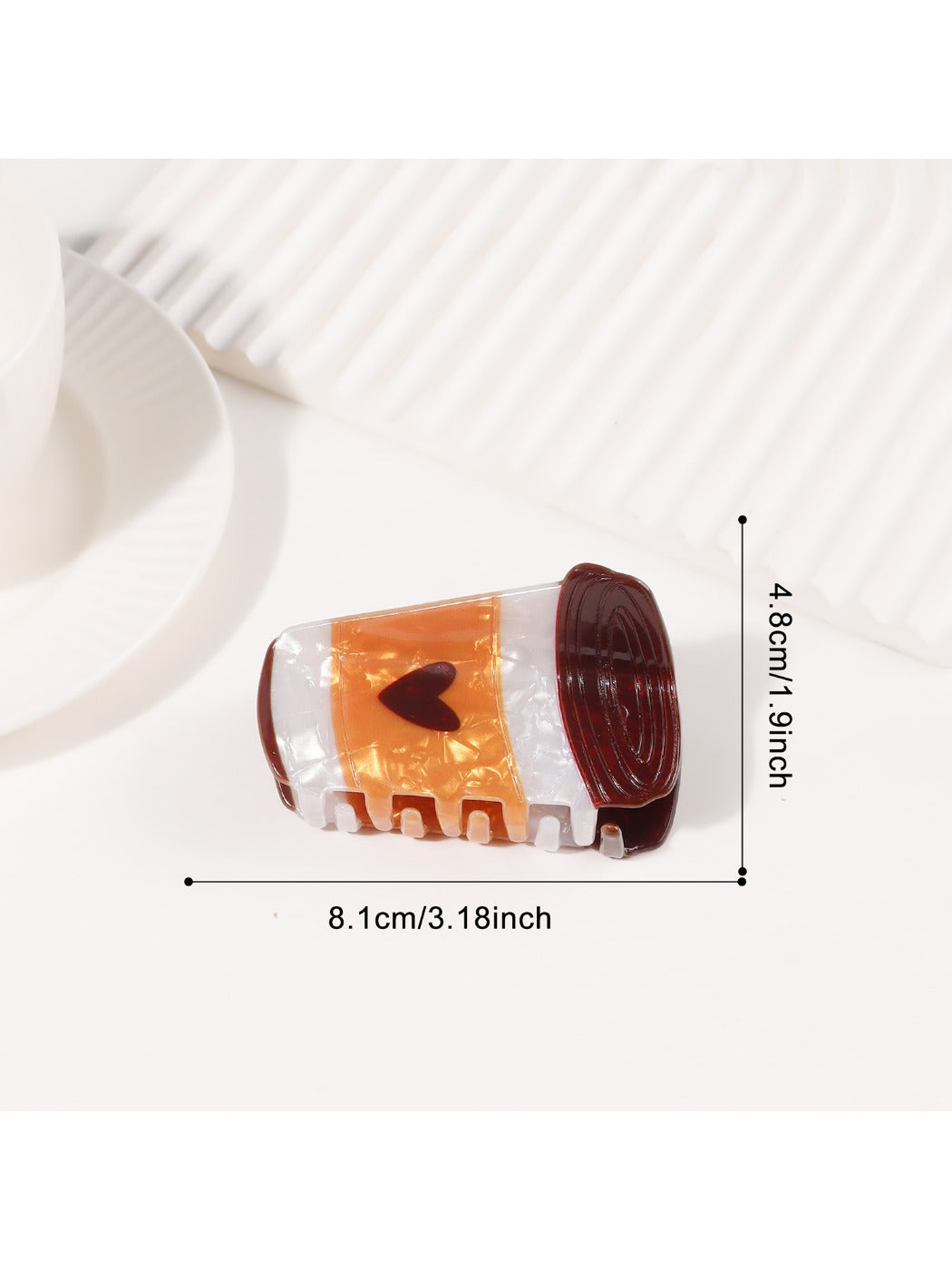 Beau - Elegant Geometric Shape Hair Claw Clip