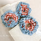 Gifty - Floral Hydrangea Hair Scrunchies