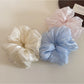 Gifty - Polyester Ruffled Sheer Look Scrunchie