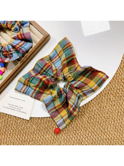 Gifty - Sweet Colorful Plaid Candy Hair Ties