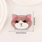 Beau - Apple and Cat Shape Glitter Claw Clip