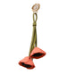 Keypus - Flower Pendant PU Keychain