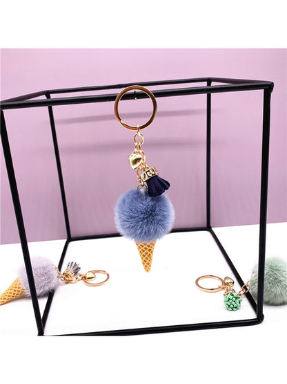 Keypus - Ice Cream Shaped Bag Charm Keychain
