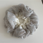 Gifty - Ruffled Layered Satin Spliced Hair Scrunchie