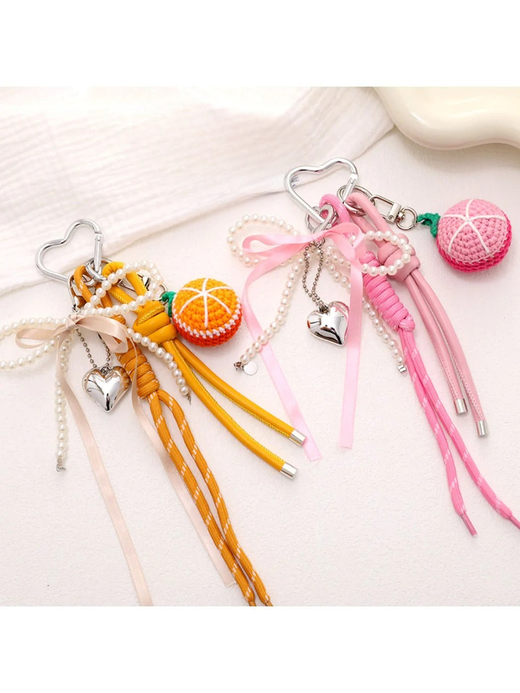 Keypus - Cute Fruit-Shaped Pendant Keychain