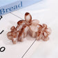 Beau - Plastic and Alloy Floral Hair Styling Claw Clip