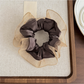 Gifty - Ruffled Mesh Pleated Style Scrunchie