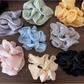 Beau - Glossy Sheer Irregular Ruffle Banana Clip