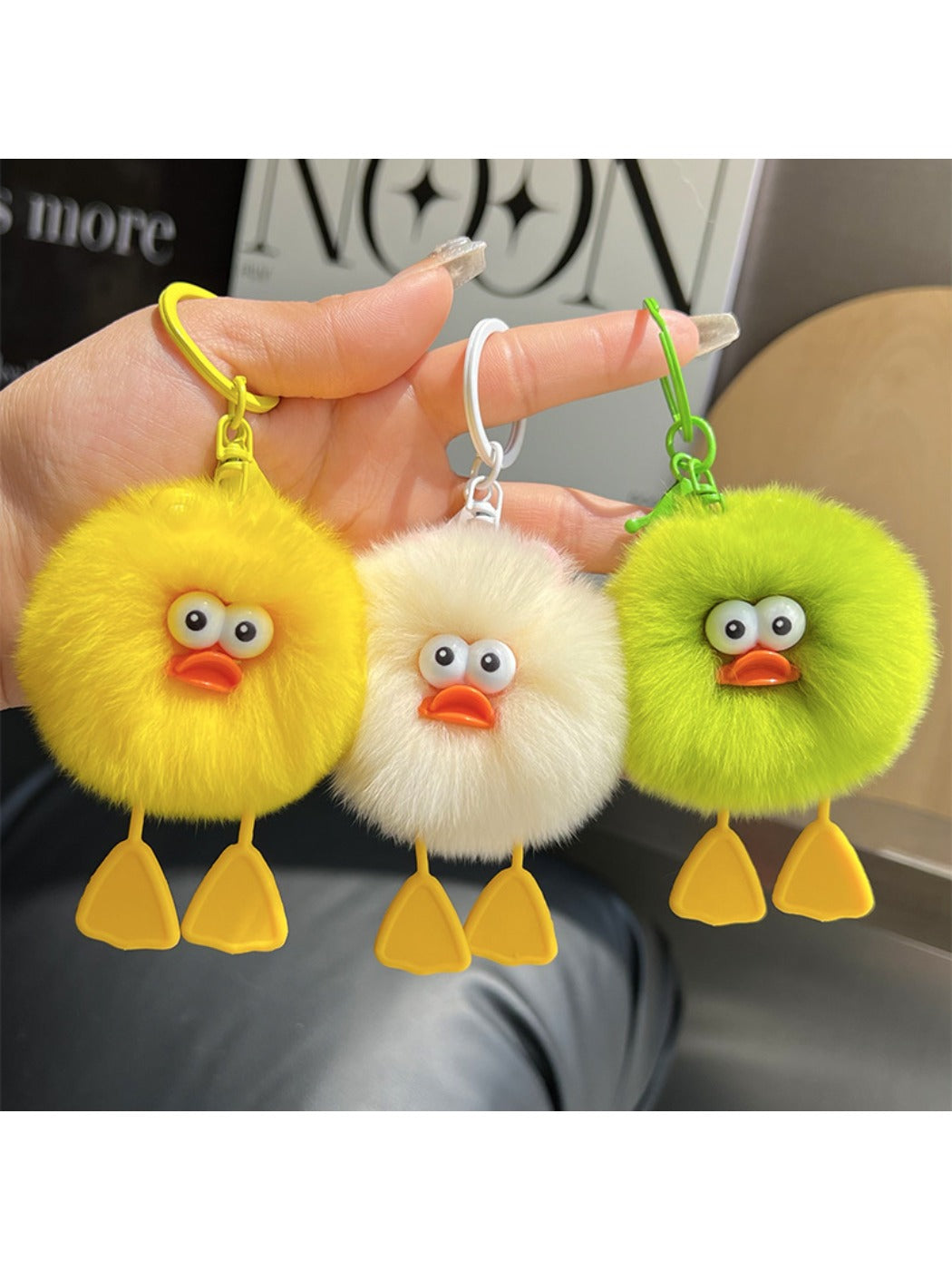 Keypus - Cute Duck Ball Keychain