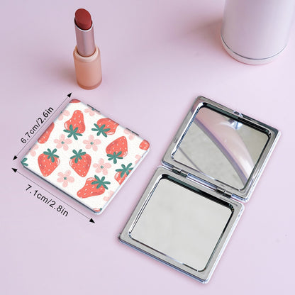 Mirroray - Compact Fruit Print Touch Up Makeup Mirror
