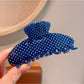 Beau - Polka Dot Acetate Semi-Circle Claw Clip