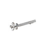 Beau - Alloy Rhinestone Flower Side Bangs Hair Clip