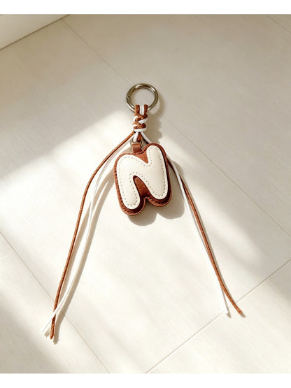 Keypus - Modern Minimalist Letter Bag Charm Keychain