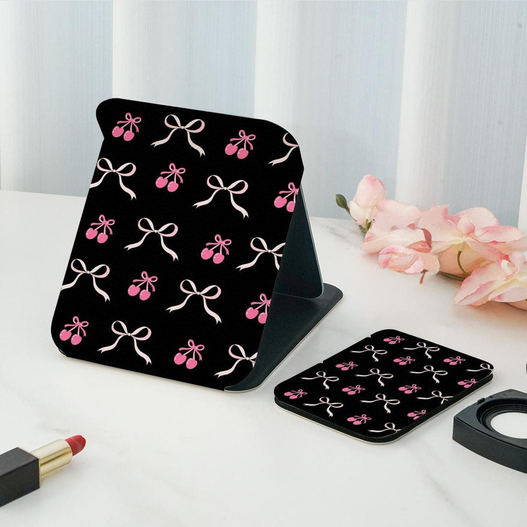 Mirroray - Floral Print Folding Desktop Makeup Mirror