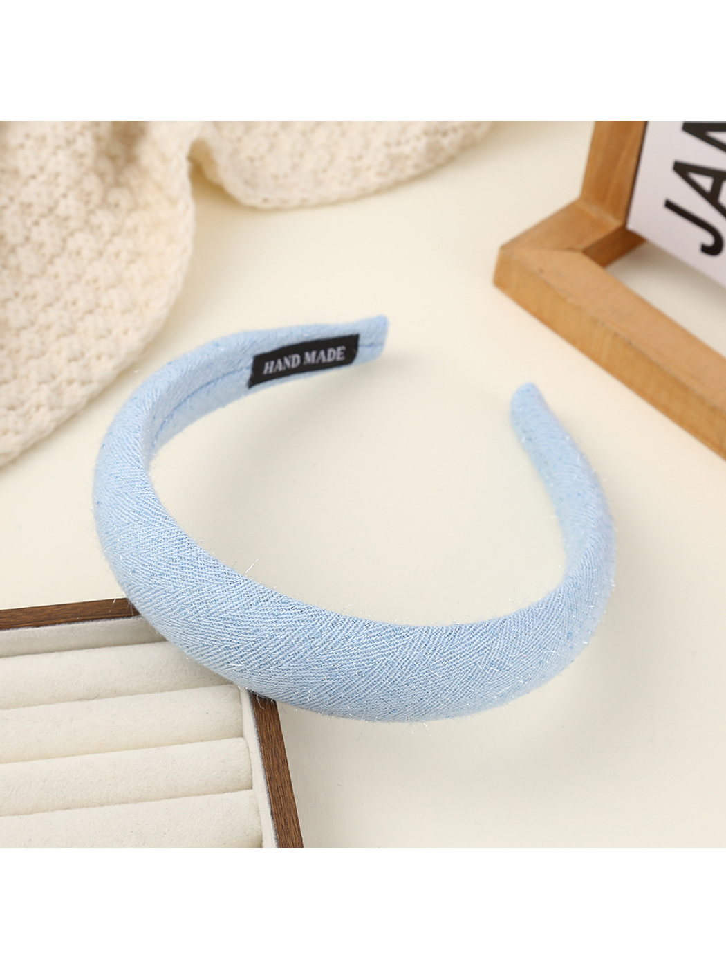 Gifty - Padded Solid Color Fabric Wrapped Headband