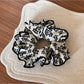 Gifty - Polka Dot Floral Scrunchie