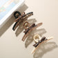 Beau - Leopard Print Bow Detail Acetate Claw Clip
