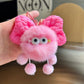 Keypus - Bow Coal Plush Keychain