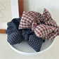 Gifty - Plaid Bow Scrunchie Hair Tie