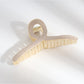 Beau - Geometric Plastic Alloy Square Form Claw Clip