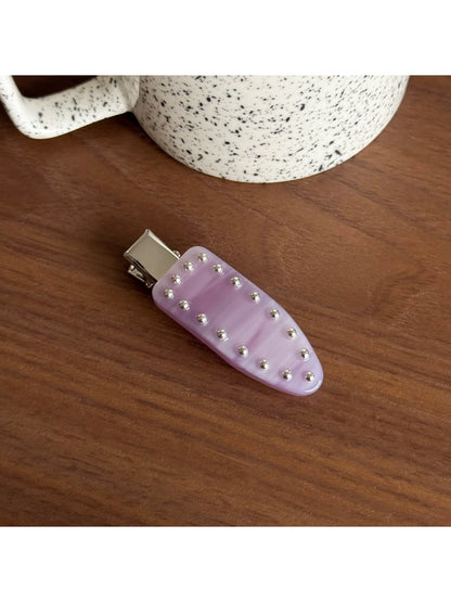 Beau - Geometric Acetate Duckbill Side Hair Clip