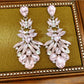 Earedge - Vintage Style Teardrop Rhinestone Earrings