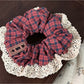Gifty - Plaid Cute Simple Scrunchie