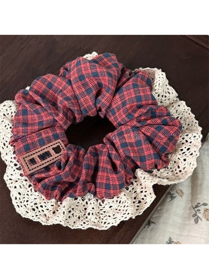 Gifty - Plaid Cute Simple Scrunchie
