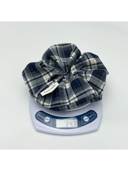 Gifty - Preppy Style Retro Plaid Scrunchie