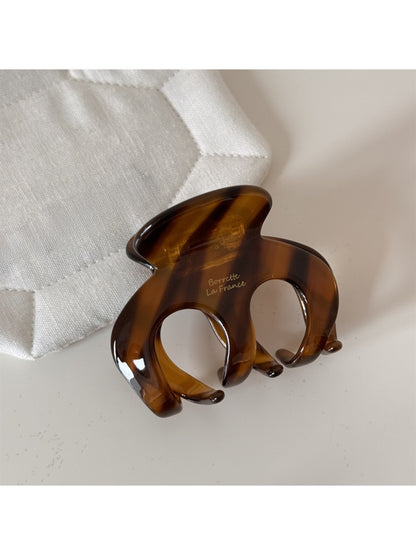 Beau - Irregular Acetate Alloy Hair Claw Clip