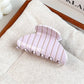 Beau - Striped PVC Sweet Style Claw Clip