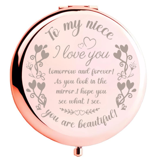 Mirroray - Portable Round Handheld Touch-Up Mirror