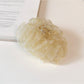 Beau - Cloud Ruffle Mesh Polka Dot Hair Claw Clip